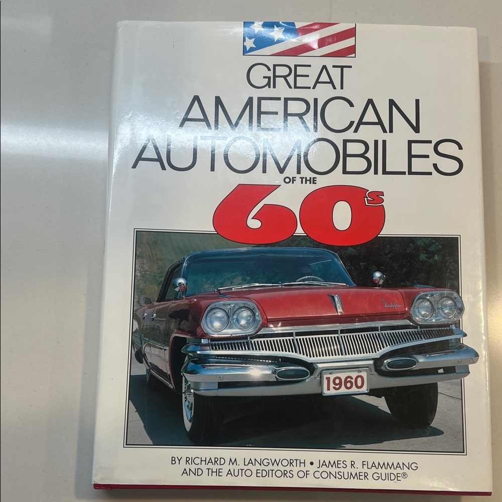 Great American Automobiles of the 60s Book Coffee Table